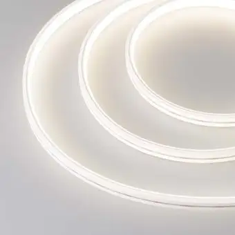 Гибкий неон Arlight 10W/m 320Led/m CSP теплый белый 5M Moonlight-Top-X320-11x7mm 24V Warm2700 039445 – изображение в каталоге