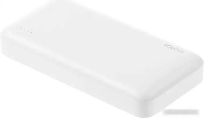 Внешний аккумулятор Solove 003M 20000mAh (белый) – фото товара