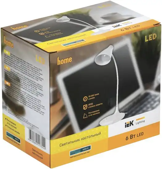 Настольная лампа IEK LDNL0-2024-1-VV-06-K01 – фото товара