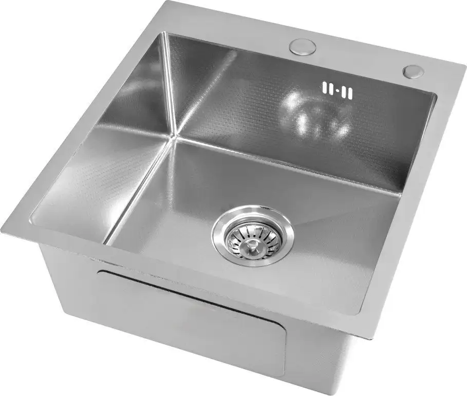 Кухонная мойка Basic CL DS Decor 45x50 (сатин, коландер, дозатор) - фото товара