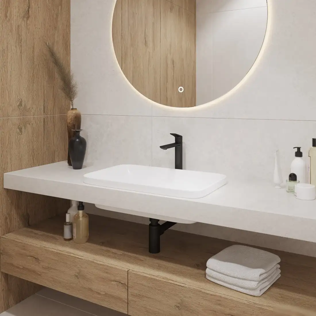 Умывальник Lauter 21370 + клапан 21190W - фото товара