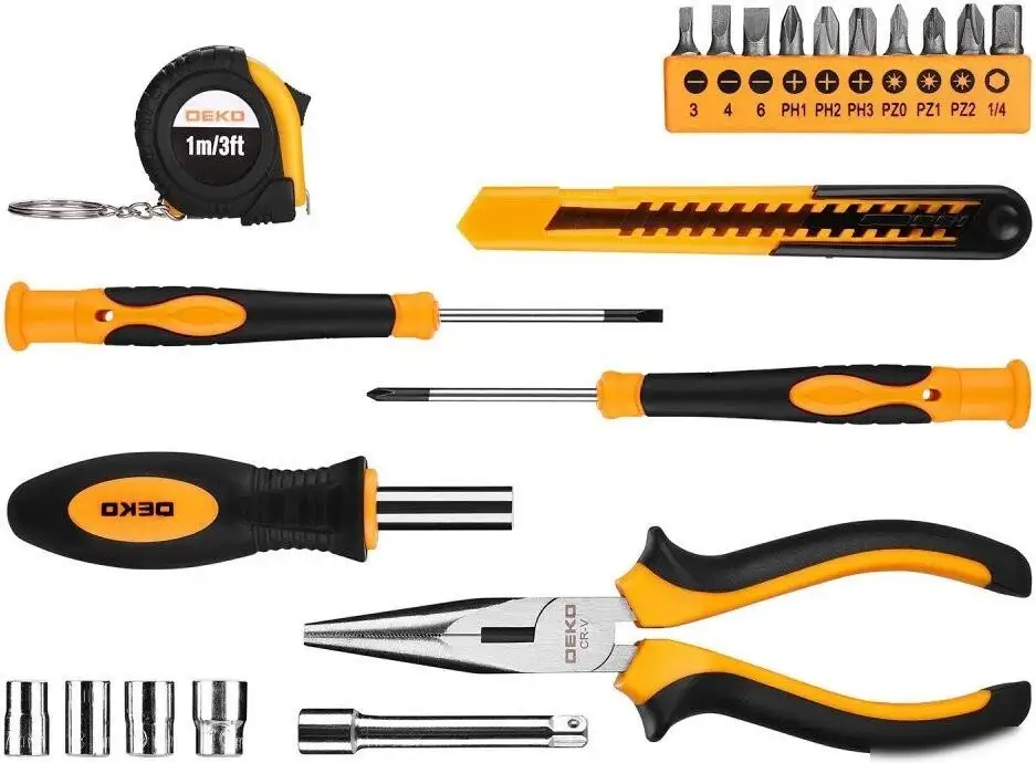 Набор домашнего мастера Deko TZ21-1 (21 шт) – фото товара