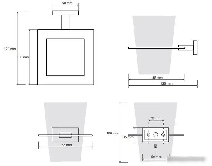 Стакан для зубной щетки и пасты Bemeta Plaza 118110052 – фото товара