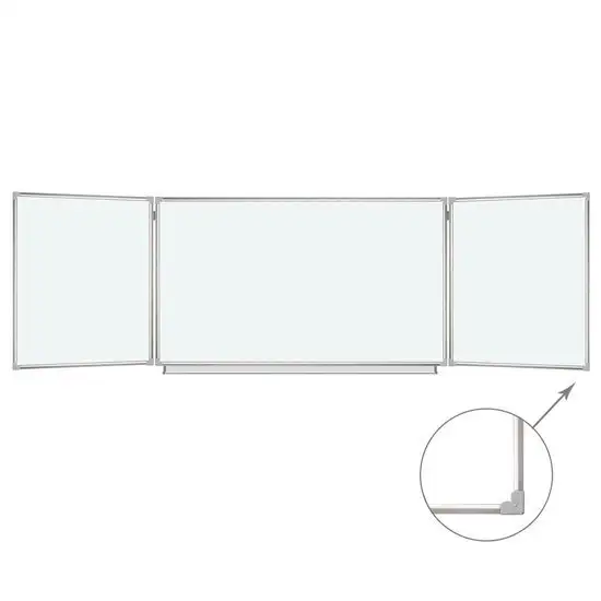 Магнитно-маркерная доска BRAUBERG 100х150/300 см 231708 (белый) – фото товара