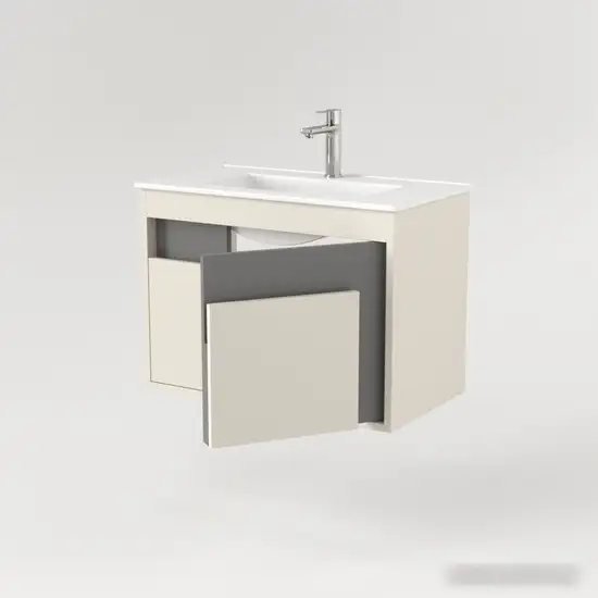 Дабер Тумба под умывальник 016 60 Т16.6.0.19 (бежевый/серый) – фото товара