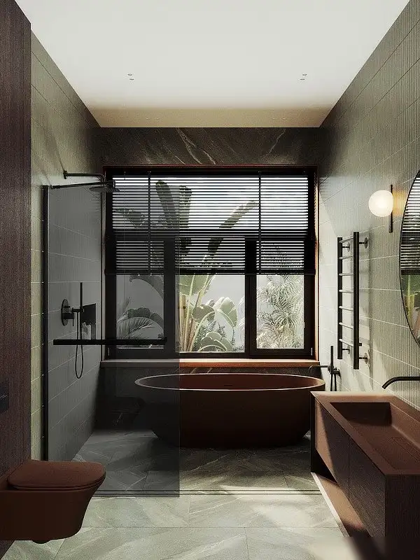 Душевая стенка MaybahGlass 109x195 MGD-711-6ш (графитовое стекло/черный) - фото товара