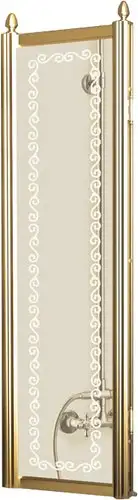 Душевая стенка Cezares RETRO-A-100-FIX-CP-G (боковая) - изображение в каталоге