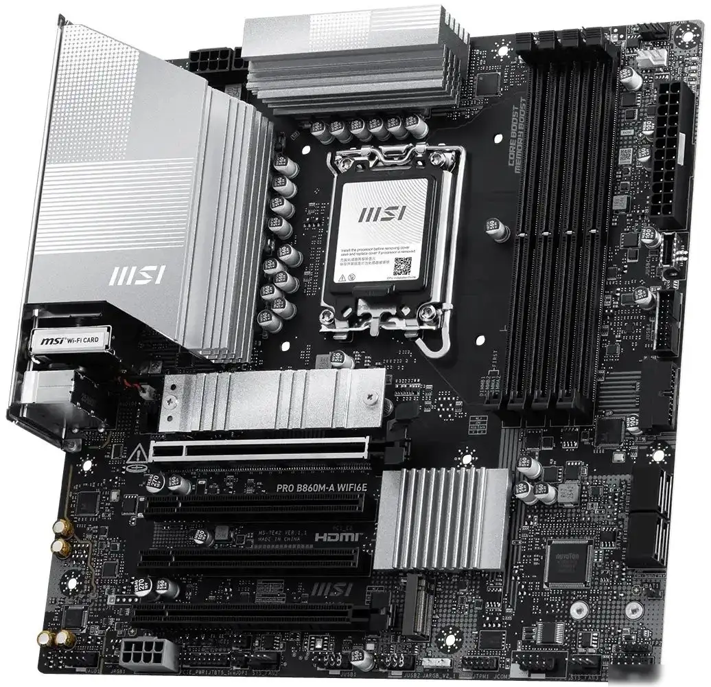 Материнская плата MSI Pro B860M-A WiFi6E – фото товара