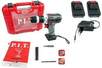 Дрель-шуруповерт P.I.T. PSR18-D1 New (с 2-мя АКБ, кейс) – изображение в каталоге