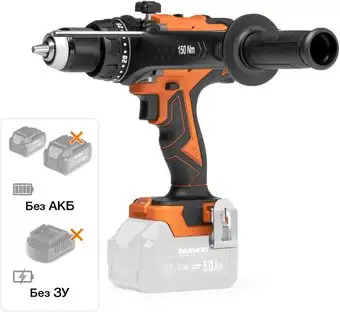 Ударная дрель-шуруповерт Daewoo Power DAA 7521Li (без АКБ) – изображение в каталоге