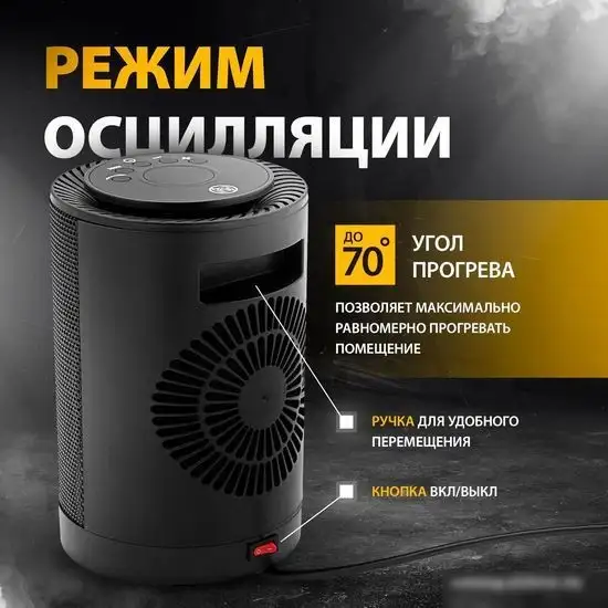 Тепловентилятор Denzel DTFC-1200 - фото товара