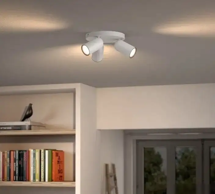 Припотолочная люстра Philips Pongee Plate/Spiral White 3xNW 230V 915005531101 – фото товара