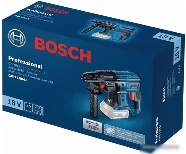 Перфоратор Bosch GBH 180-LI Professional 0611911120 (без АКБ) – фото товара