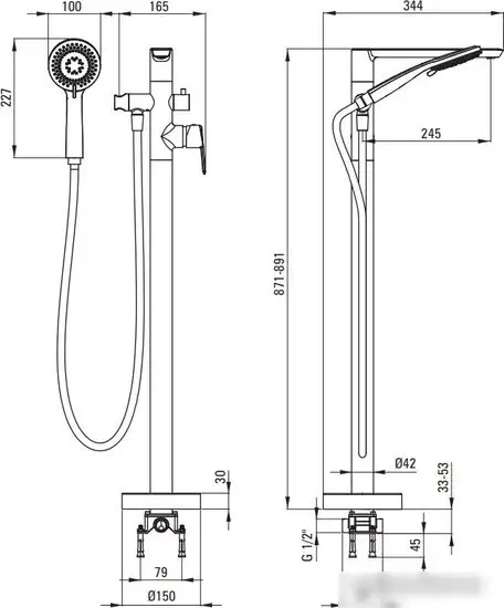 Смеситель Deante Arnika BQA Z17M - фото товара
