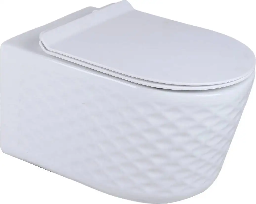 Унитаз подвесной Roxen Vine Tornado в комплекте с инсталляцией StounFix Dual Fresh 6 в 1 979009 (кнопка: хром глянцевый) - фото товара