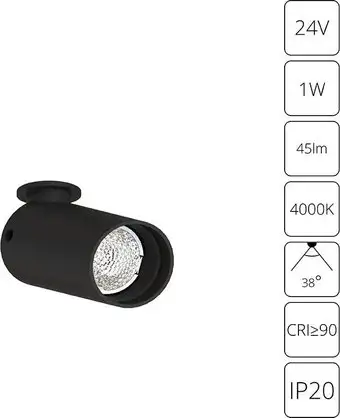 Подсветка для зеркал Arte Lamp Presto A6181PL-1BK – изображение в каталоге