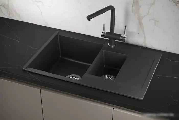 Кухонная мойка Granula ES-7808 (черный) - фото товара