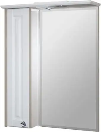Mixline Шкаф с зеркалом для ванной Версаль-55 554990 (с подсветкой) – изображение в каталоге