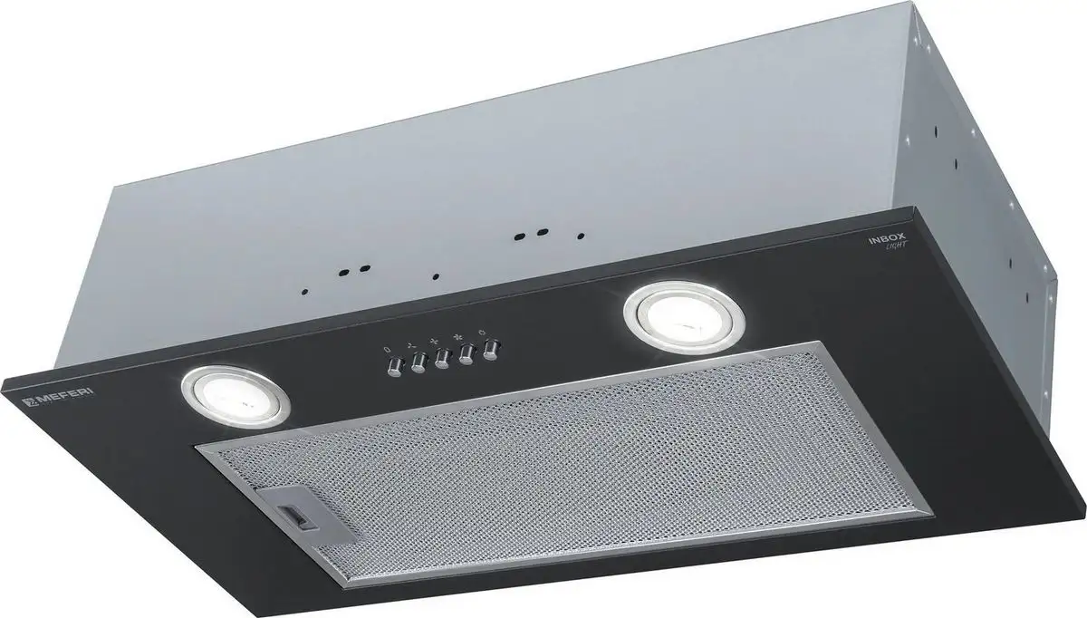 Кухонная вытяжка Meferi INBOX60BK Light - фото товара