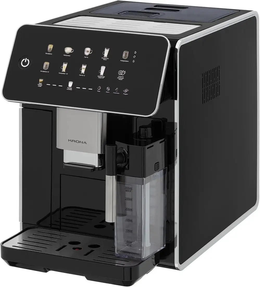 Кофемашина Krona Automatische Kaffeemaschine Black 19 Bar - фото товара