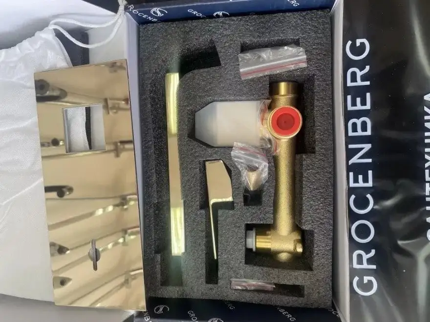 Смеситель Grocenberg GB588 (золото глянец) - фото товара