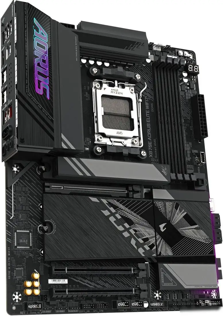 Материнская плата Gigabyte X870E Aorus Elite WiFi7 (rev. 1.3) – фото товара