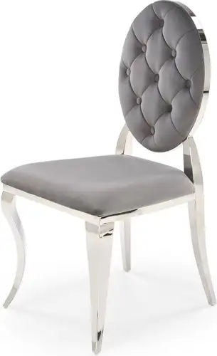 Стул Halmar K555 (серый/серебряный – изображение в каталоге