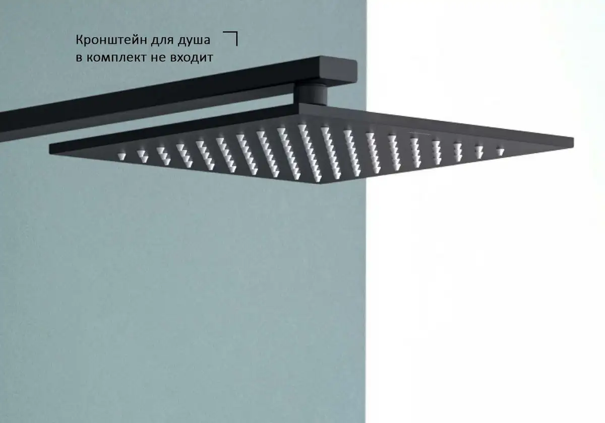 Верхний душ Aquatek AQ2076MB (черный матовый) - фото товара