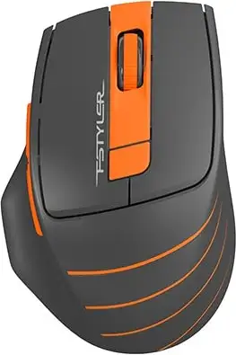 Мышь A4Tech Fstyler FG30 (черный/оранжевый)