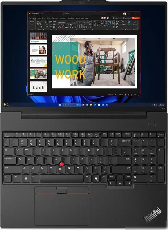 Ноутбук Lenovo ThinkPad E16 Gen 2 AMD 21M5S09E00 + 16 ГБ Win 11 Pro – фото товара