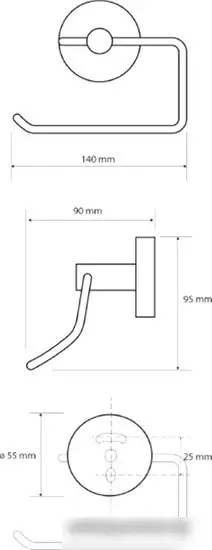 Держатель для туалетной бумаги Bemeta White 104112044 – фото товара