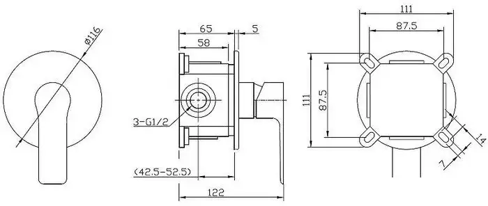 Смеситель Esko Singapore Black SB 83 - фото товара