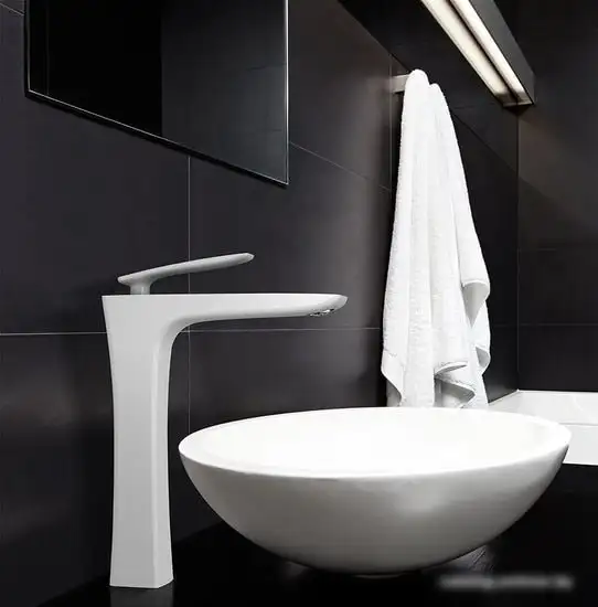 Смеситель Timo Helmi 4011/00-16F (хром/белый) - фото товара