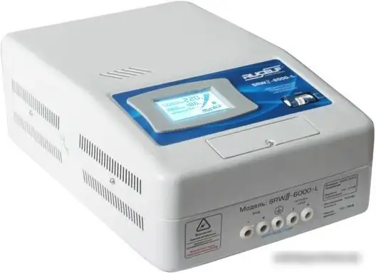 Стабилизатор напряжения Rucelf SRWII-6000-L – фото товара