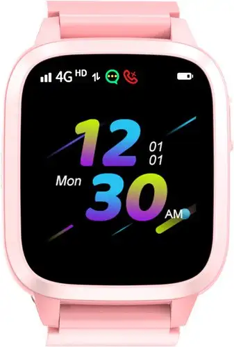 Детские умные часы LeeFine Q23 4G (розовый) – изображение в каталоге