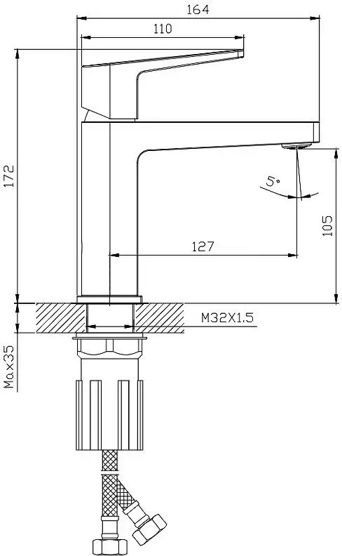 Смеситель Splenka S02.10.06 - фото товара