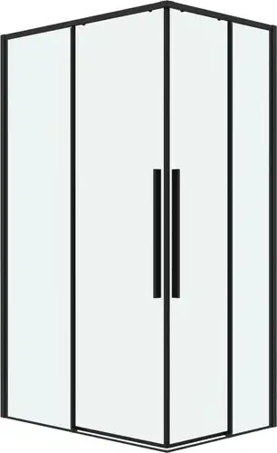 Душевой уголок Grossman Galaxy 80x80x195 300.K33.01.8080.21.00 (черный матовый/прозрачное стекло) - изображение в каталоге