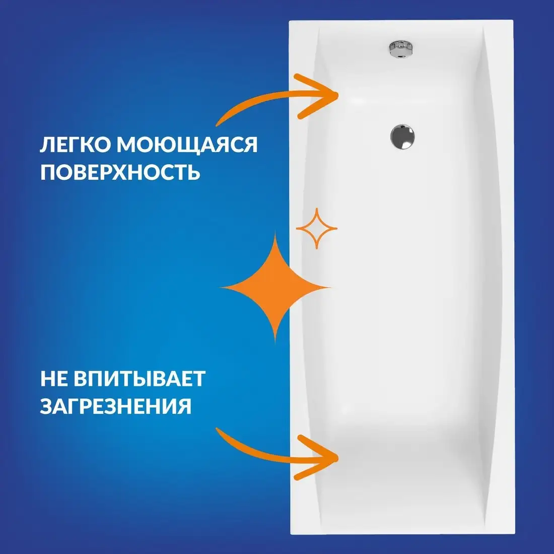 Ванна Cersanit Virgo 170x75 с ножками со смесителем Brasko (с сифоном Prime черным) - фото товара