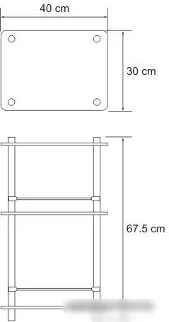 Полка на ванну Wasserkraft K-4033 – фото товара