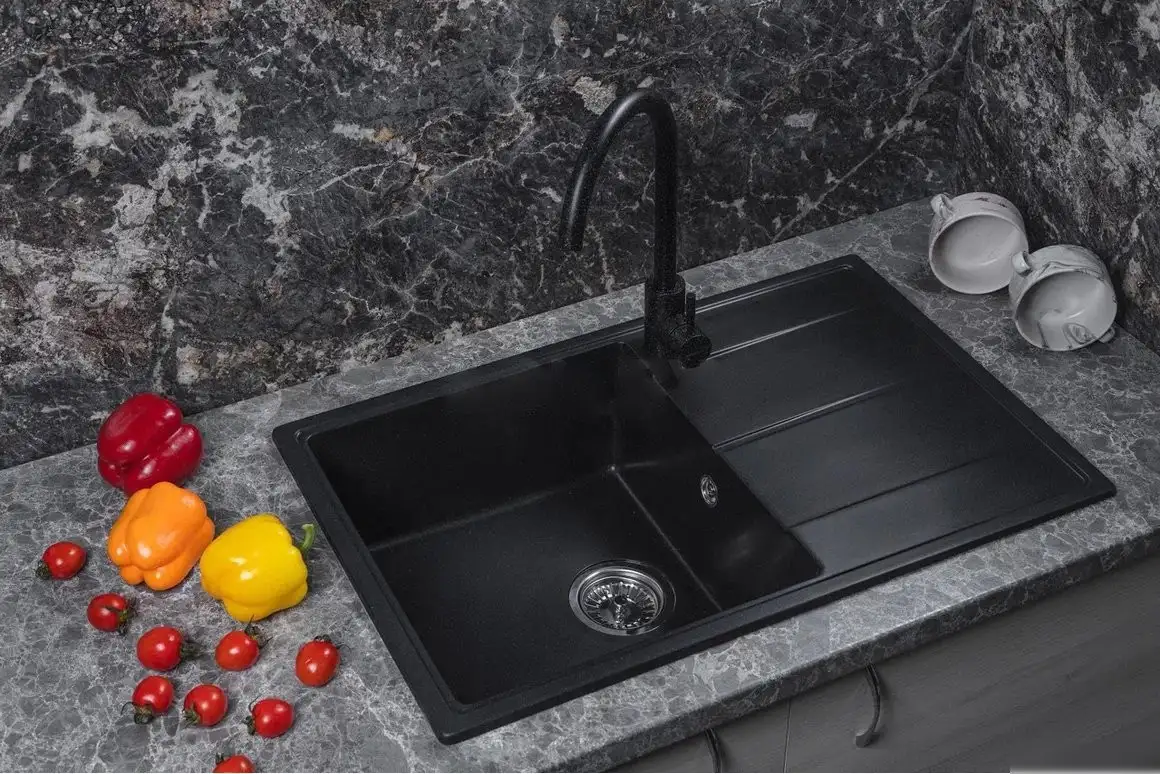 Кухонная мойка Marblan Magnum L (оникс) - фото товара