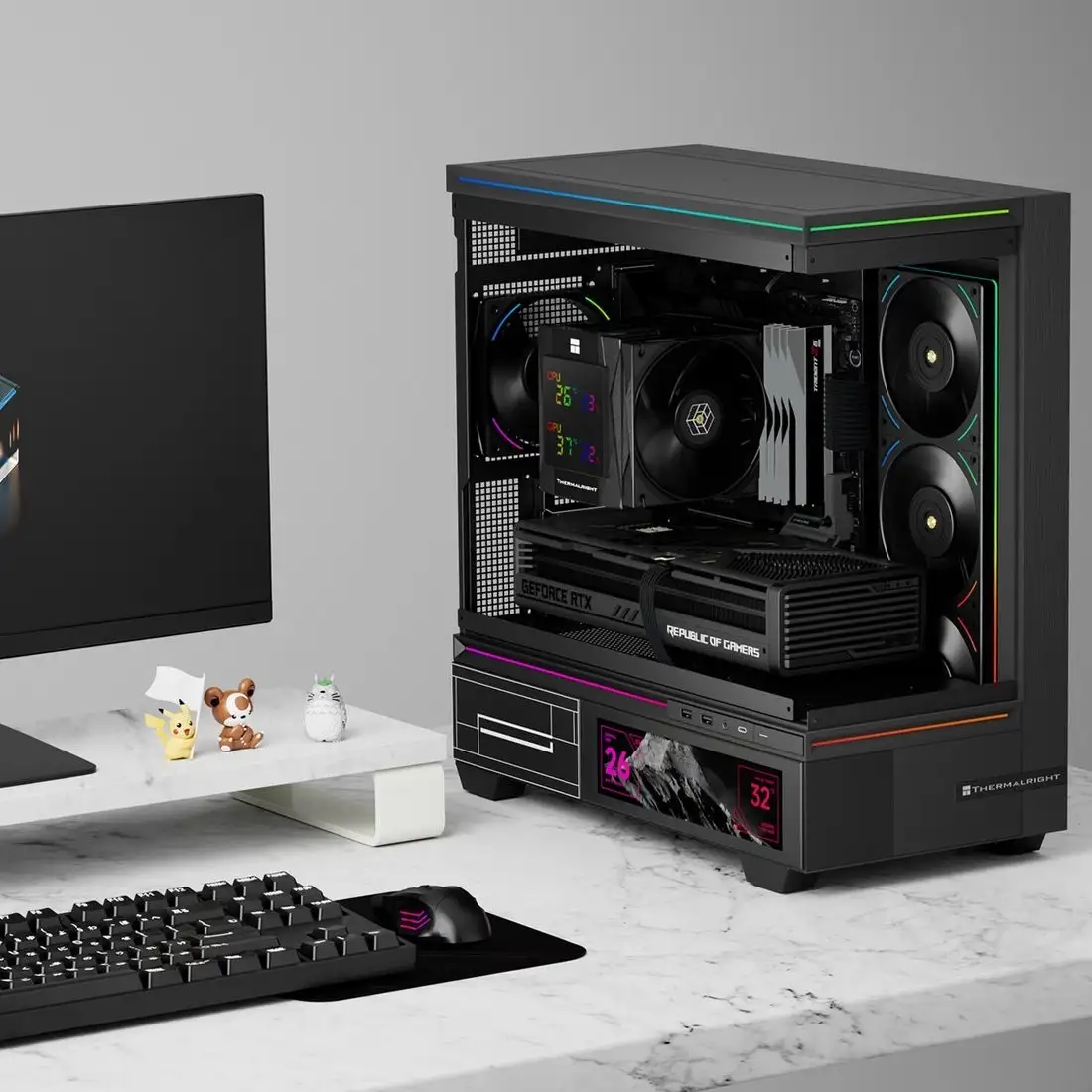 Кулер для процессора Thermalright Royal Knight 120 Digital (черный) – фото товара