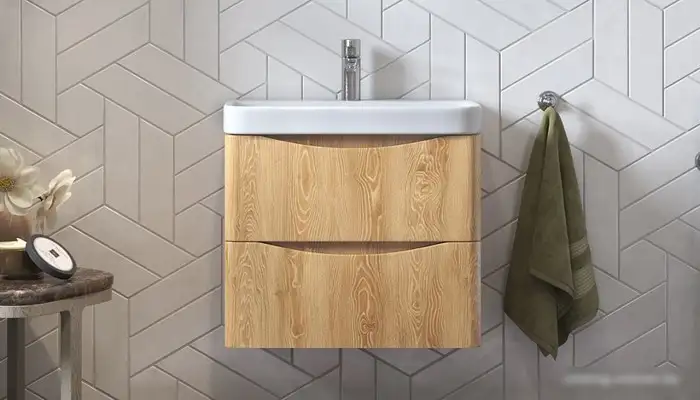 Velvex Тумба под умывальник Clay 60.2Y tpCLA.60.2Y-230 (дуб верона) – фото товара