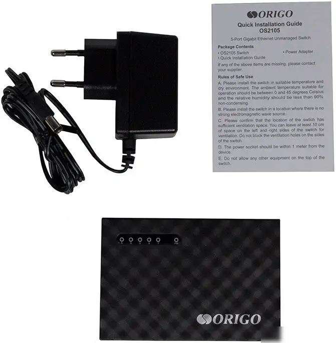 Неуправляемый коммутатор Origo OS2105/A2A – фото товара