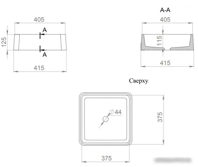 Умывальник Salini Gloria 1102202M - фото товара