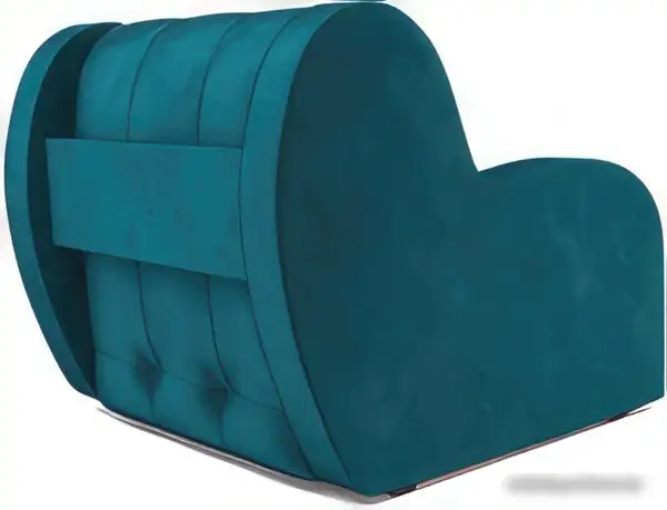 Кресло-кровать Мебель-АРС Аккордеон Барон (бархат, сине-зеленый Star Velvet 43 Black Green)