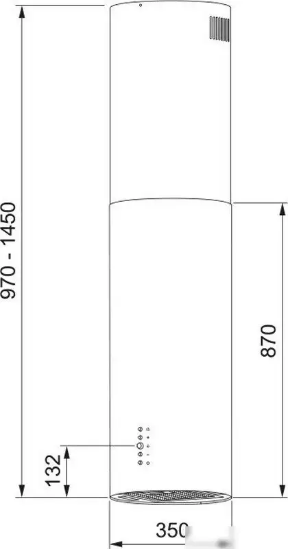 Кухонная вытяжка Franke REEF 35 BK 335.0706.920 - фото товара