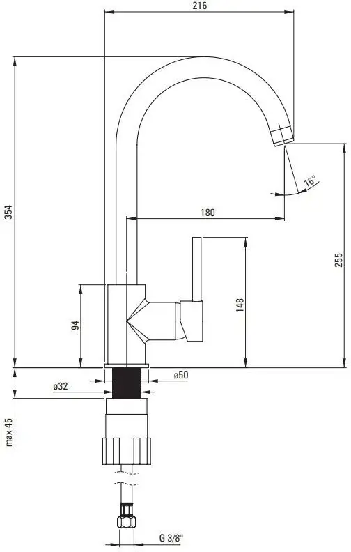 Кухонная мойка Deante ZRCA2113 - фото товара