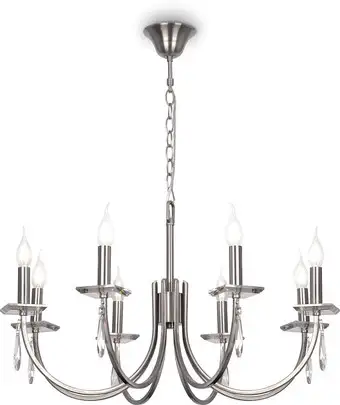 Подвесная люстра Freya Forte FR1006PL-08N (никель) – изображение в каталоге