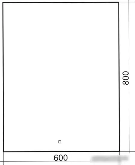 Мебель для ванных комнат Silver Mirrors Зеркало Aquarelle Алмина 60x80 ФР-1541 – фото товара