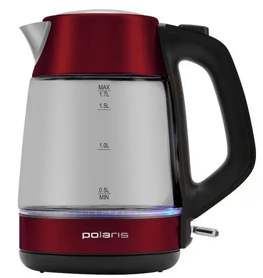 Электрический чайник Polaris PWK 1760CGL (красный) - фото товара